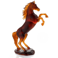 Spirited Horse in Amber 500 ex Daum