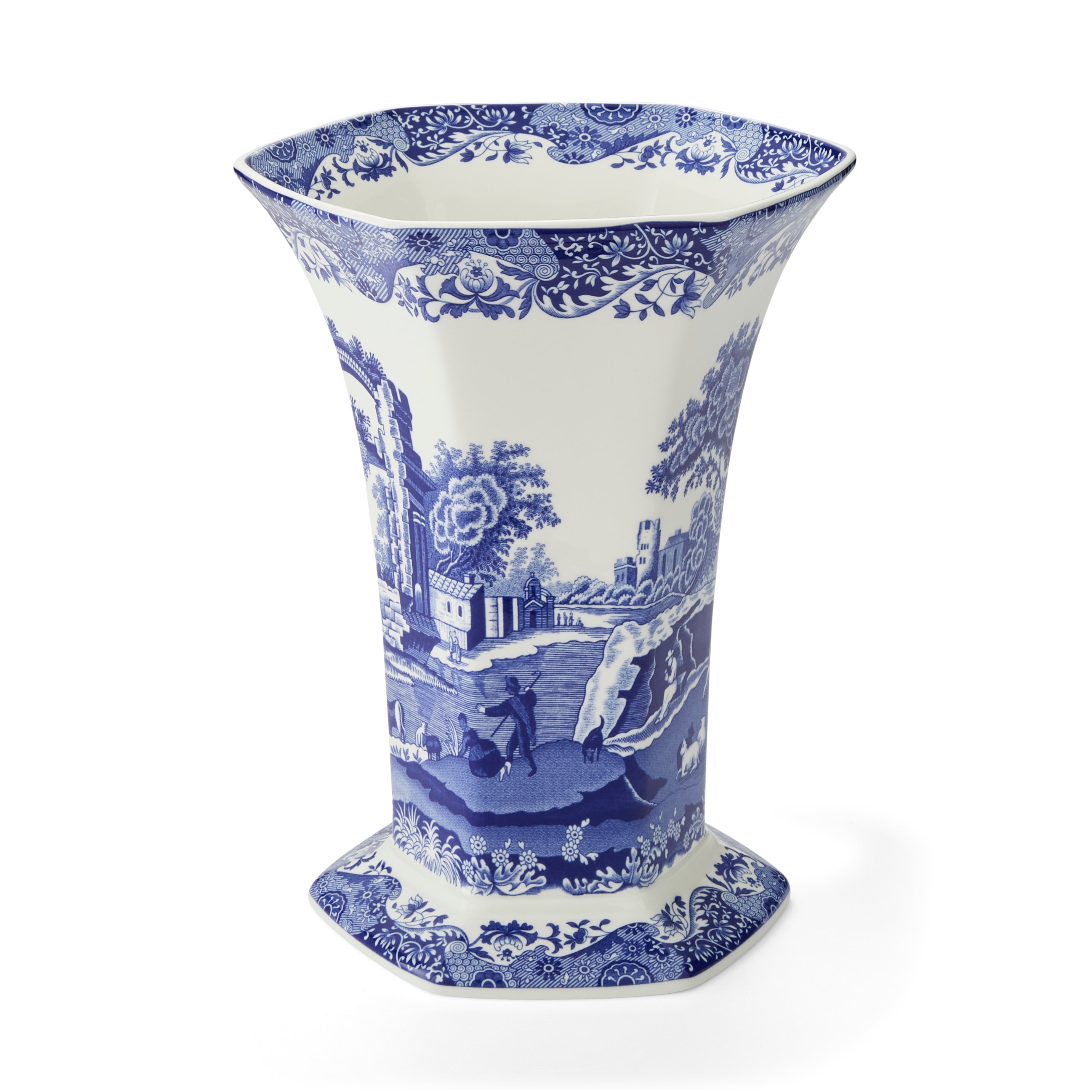 Blue Italian - Giftware & Accessories Hexagonal Vase Spode