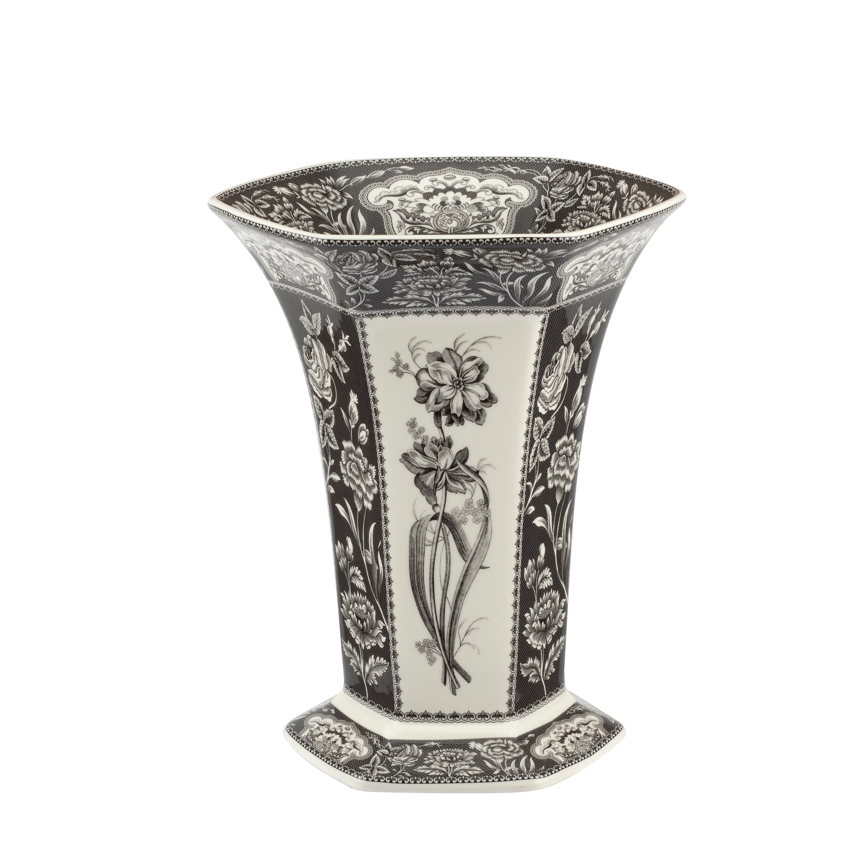 Heritage Dinnerware / Serveware / Giftware Hexagonal Vase (Floral) Spode