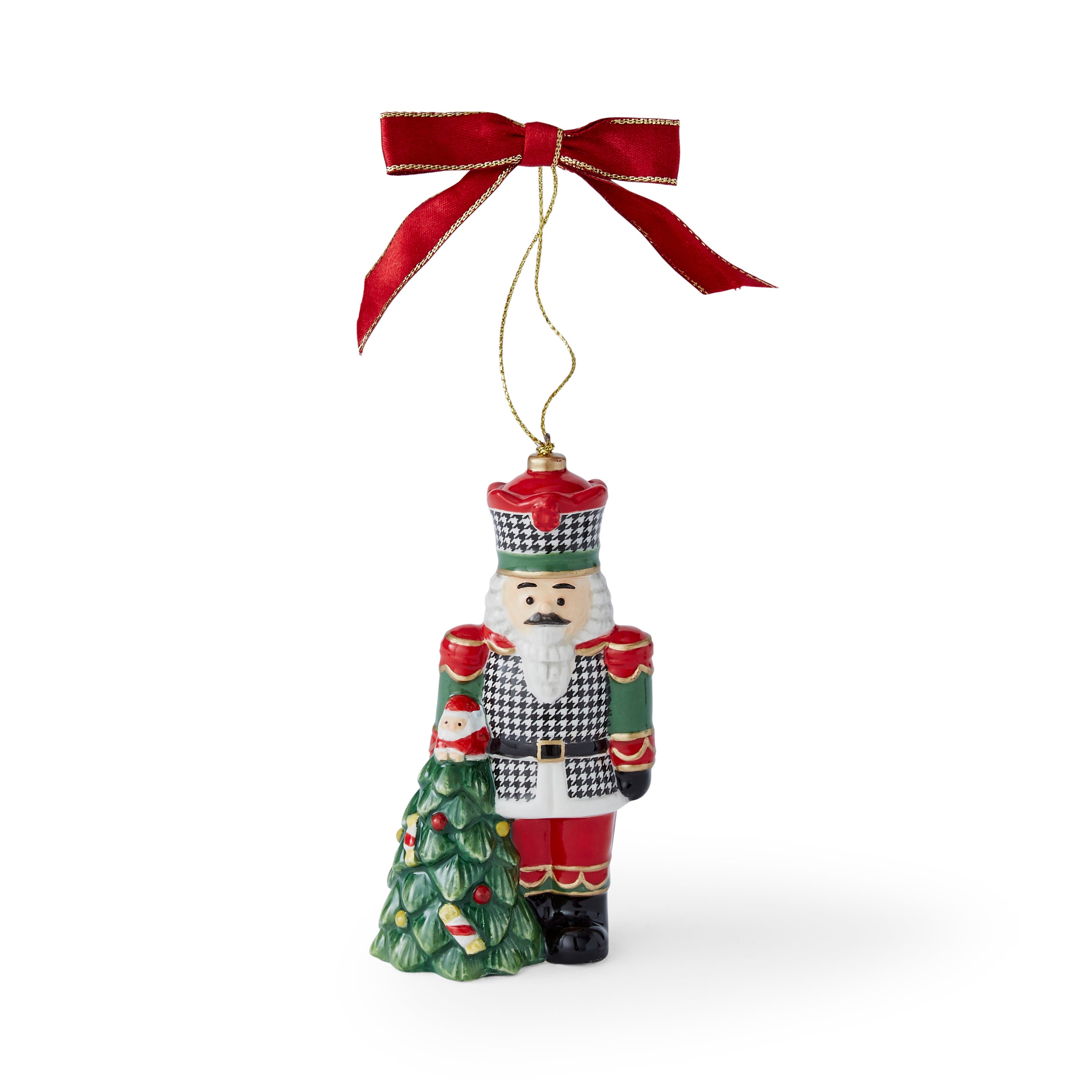 Christmas Tree - Ornaments Houndstooth Nutcracker Ornament Spode