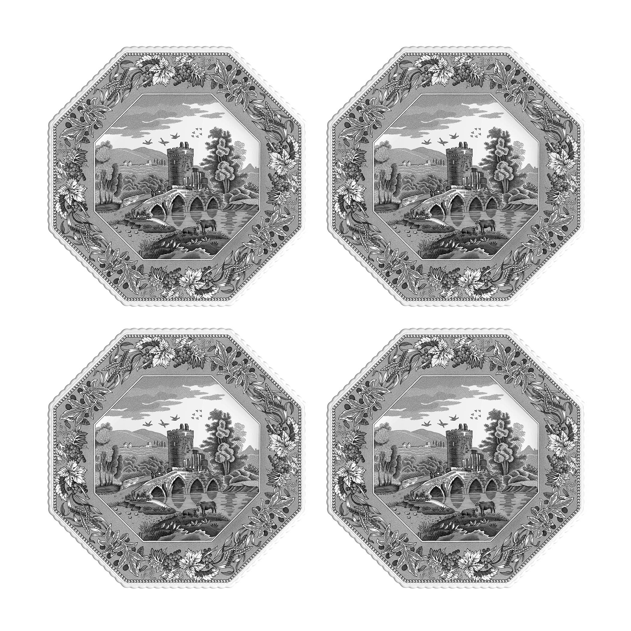 Heritage Dinnerware / Serveware / Giftware Octagonal Plate (Lucano) Spode