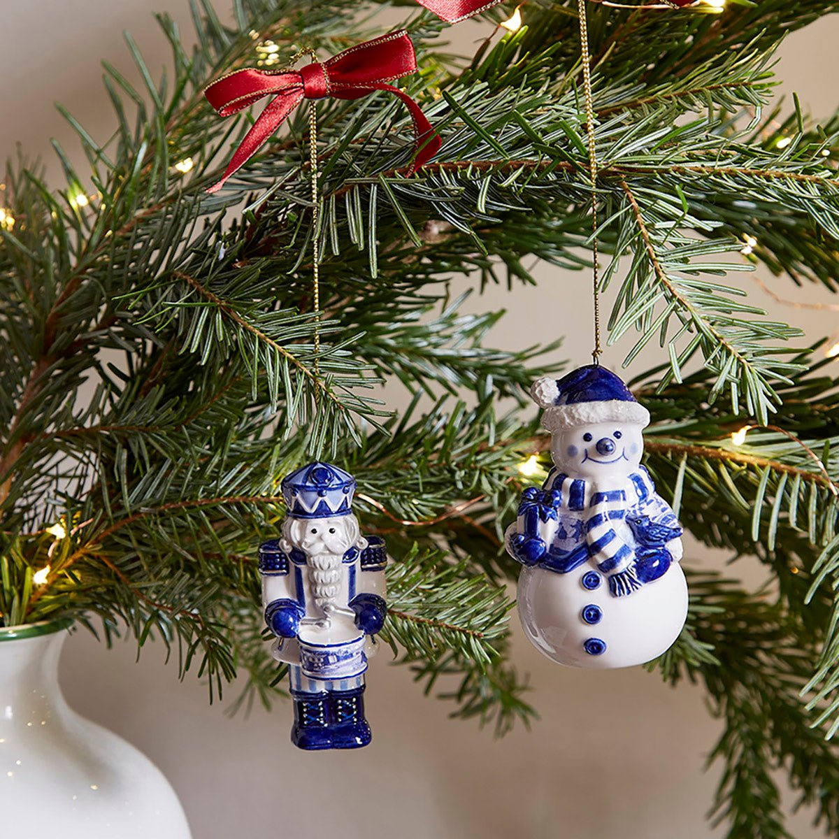 Spode Blue Italian Nutcracker Ornament Spode - Crystal House