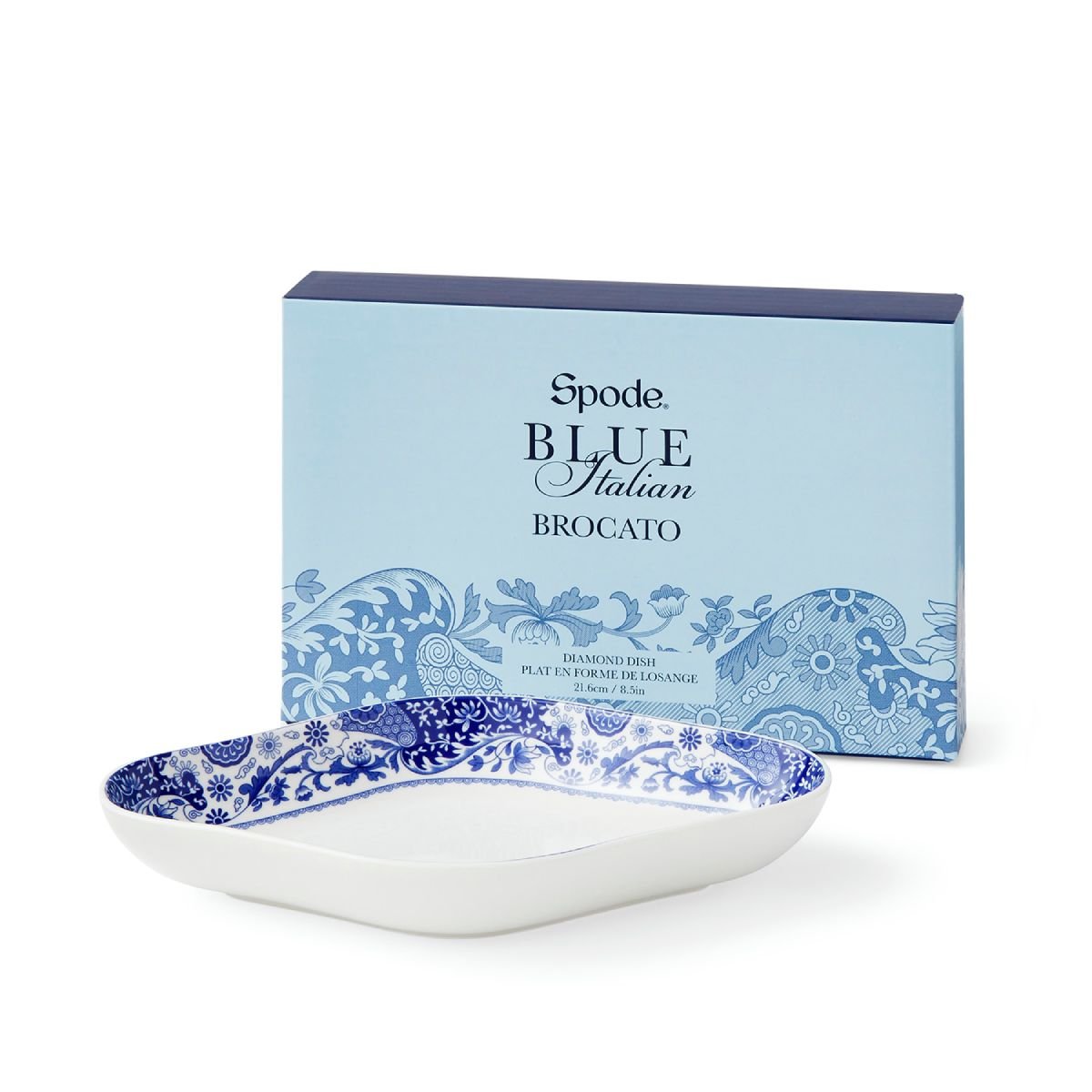 Spode Brocato Diamond Dish Spode - Crystal House