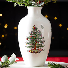 Spode Christmas Tree 10" Posy Vase Spode - Crystal House
