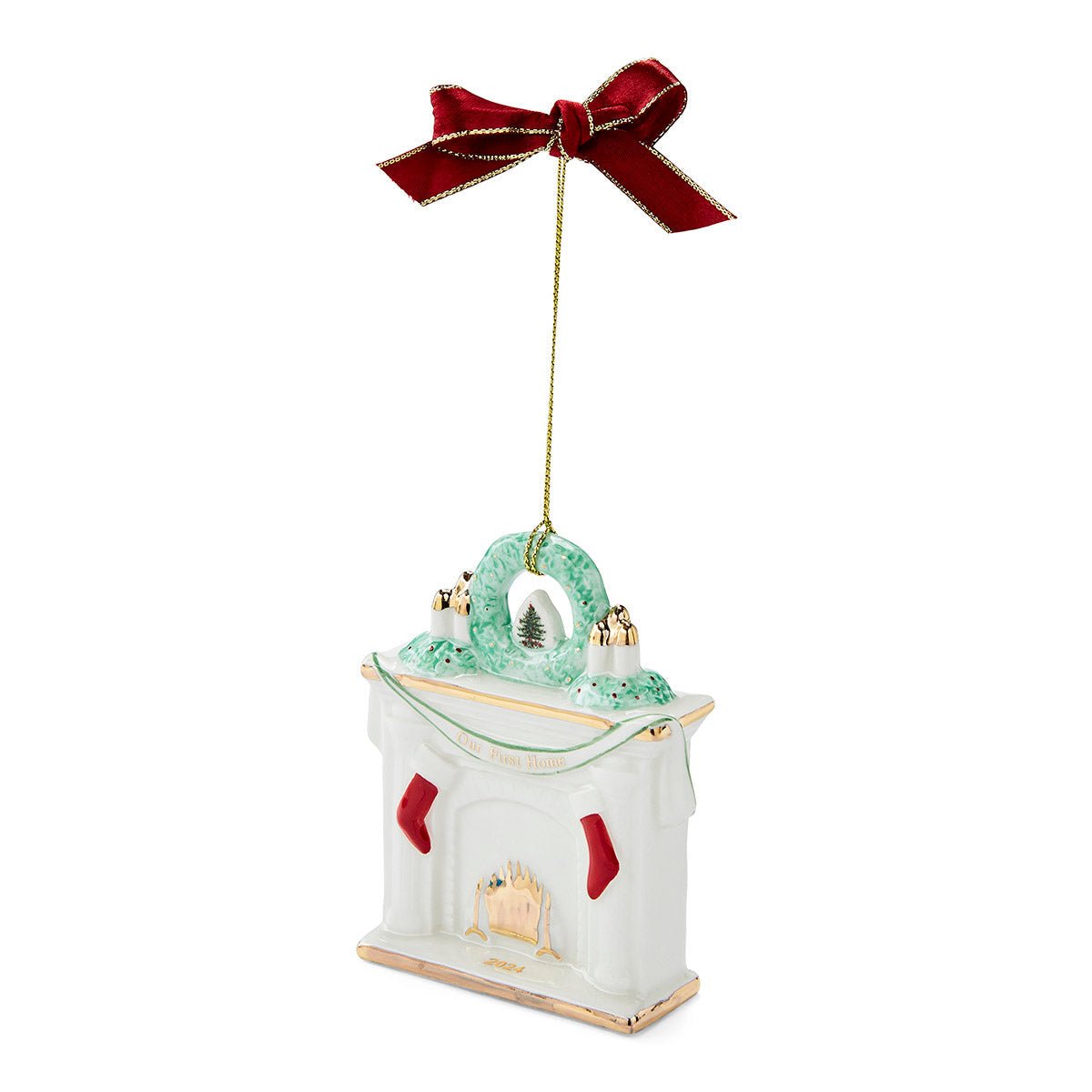 Spode Christmas Tree First Home Fireplace Ornament Spode - Crystal House