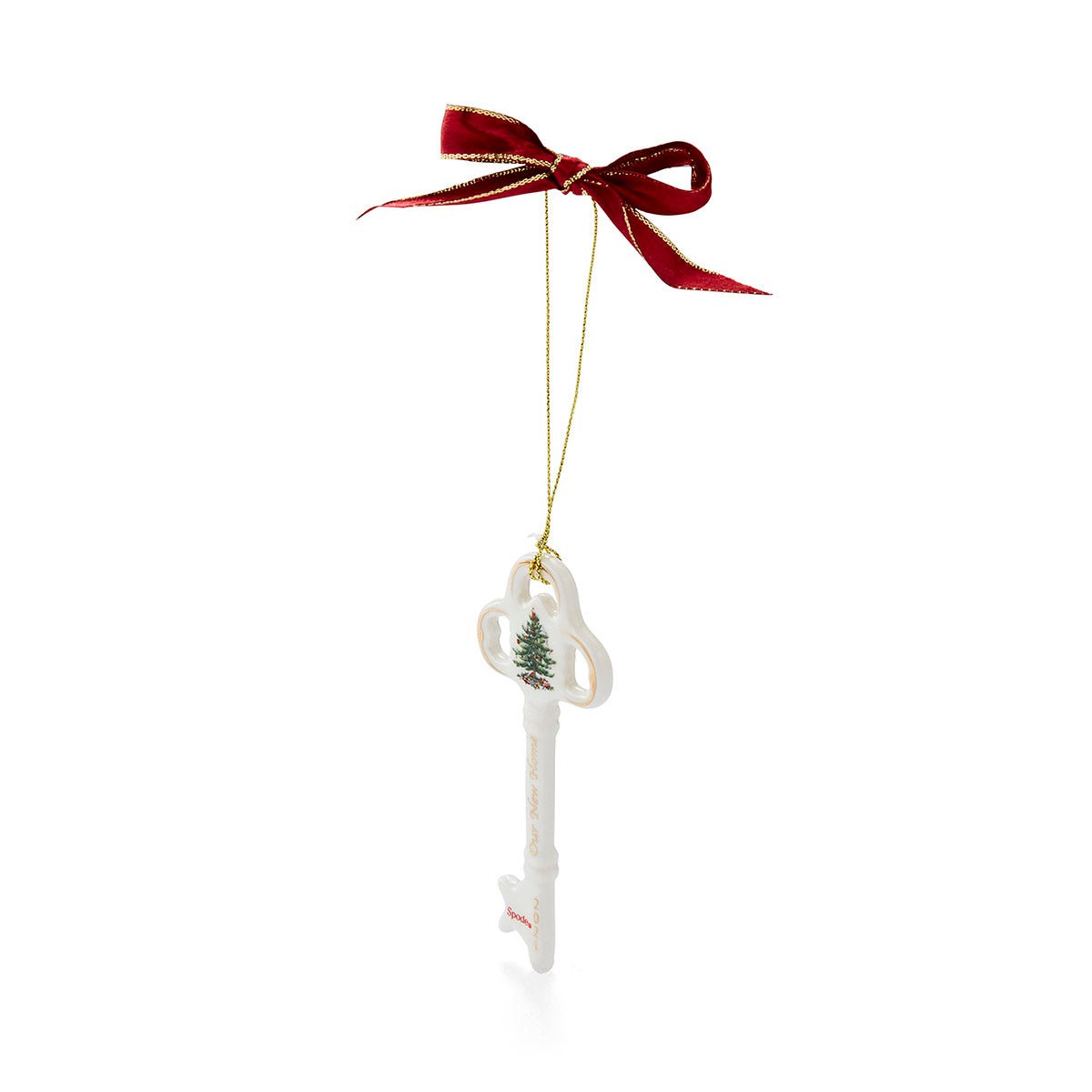 Spode Christmas Tree Our New Home Key Ornament Spode - Crystal House