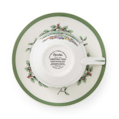 Spode Christmas Tree Teacup & Saucer Spode - Crystal House