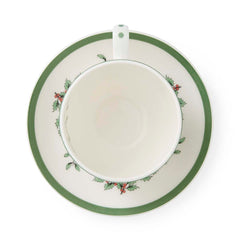 Spode Christmas Tree Teacup & Saucer Spode - Crystal House