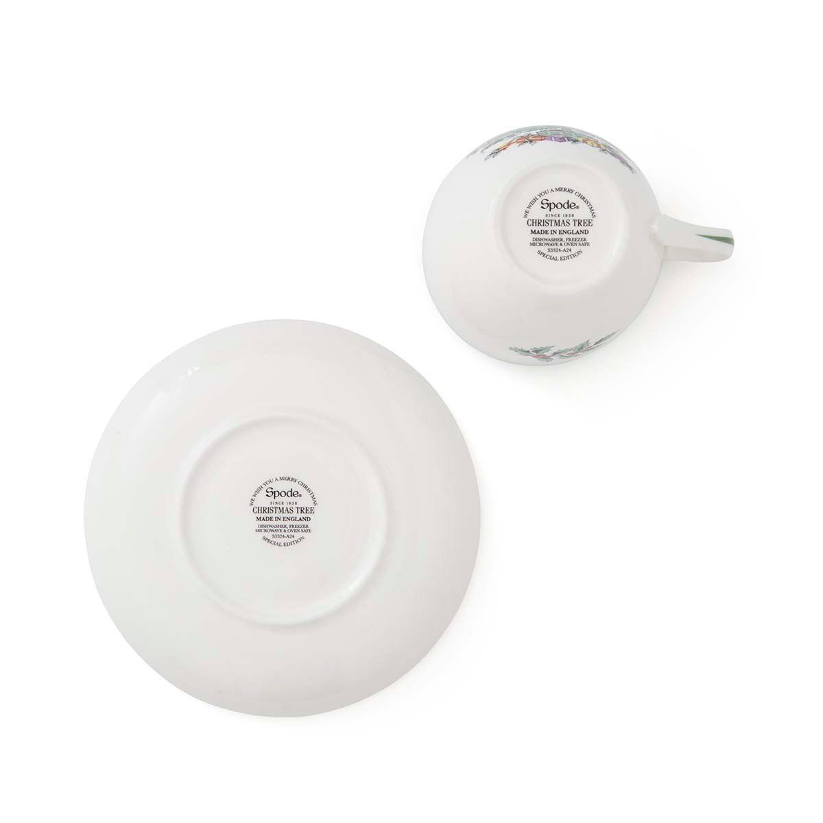 Spode Christmas Tree Teacup & Saucer Spode - Crystal House