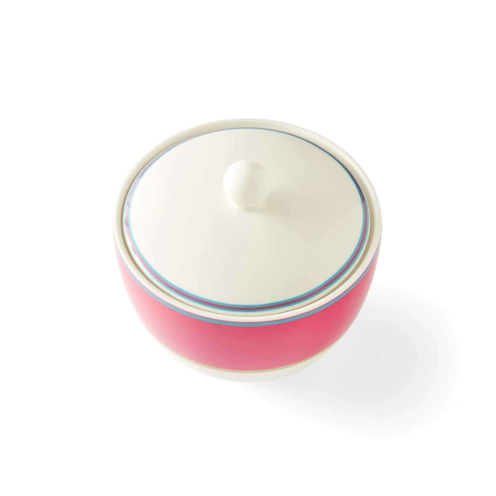 Spode Kit Kemp - Calypso Pink Covered Sugar 12Oz Spode