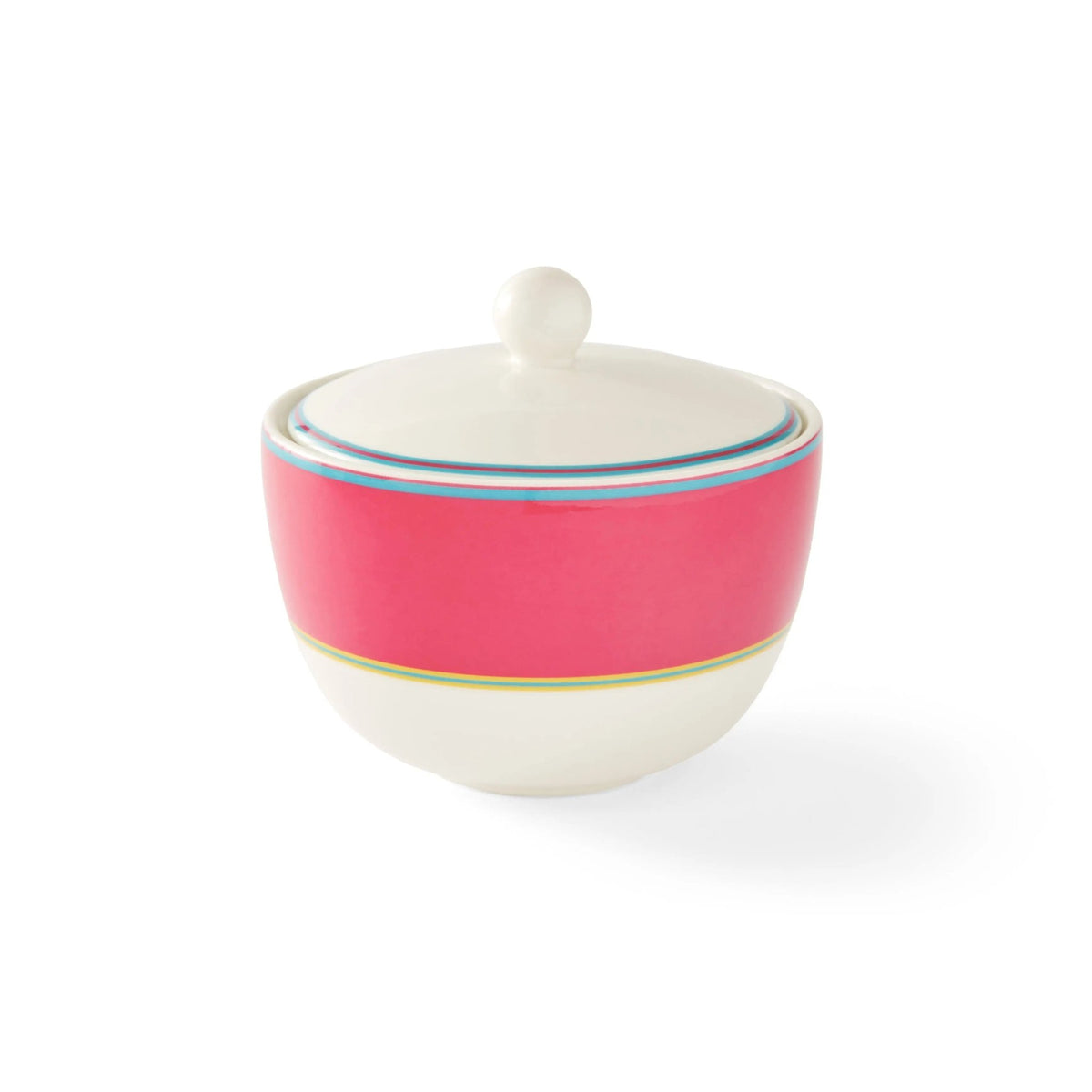 Spode Kit Kemp - Calypso Pink Covered Sugar 12Oz Spode