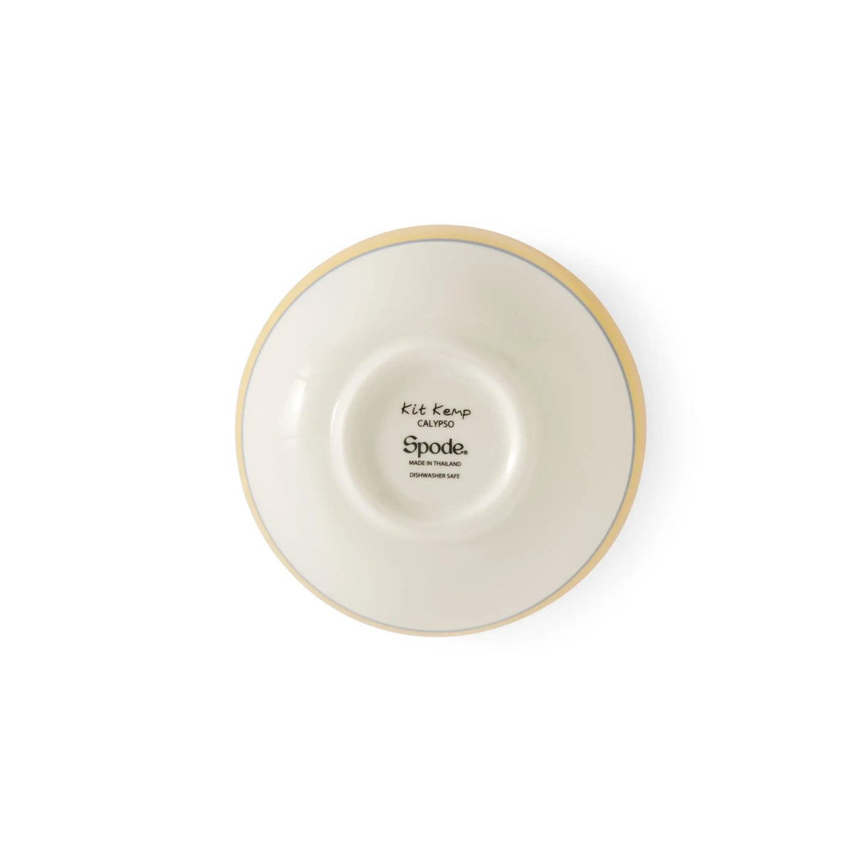 Spode Kit Kemp - Calypso Yellow Covered Sugar 12Oz Spode
