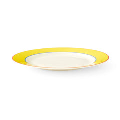 Spode Kit Kemp - Calypso Yellow Platter 13'' Spode