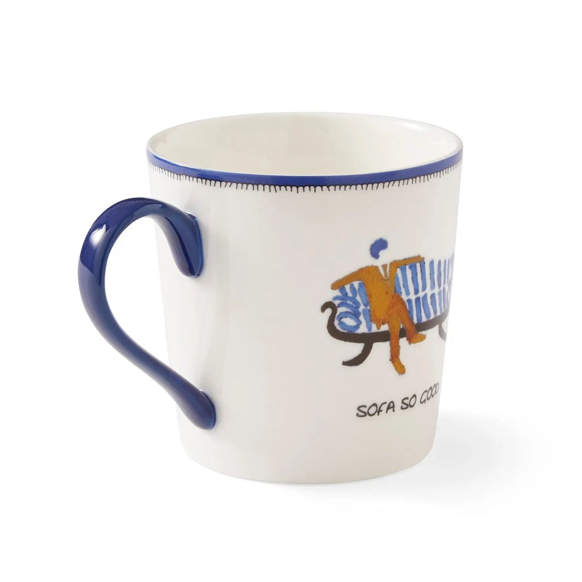 Spode Kit Kemp - Doodles Sofa So Good 12Oz Mug Spode