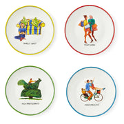 Spode Kit Kemp - Doodles Tidbit Plate S/4 Spode