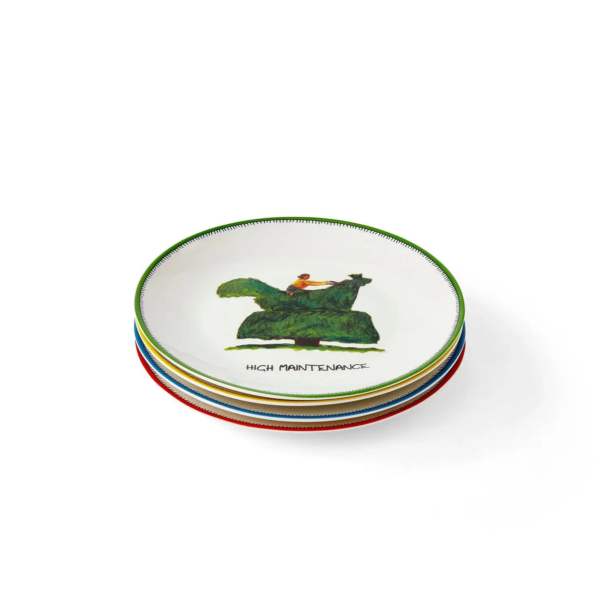Spode Kit Kemp - Doodles Tidbit Plate S/4 Spode