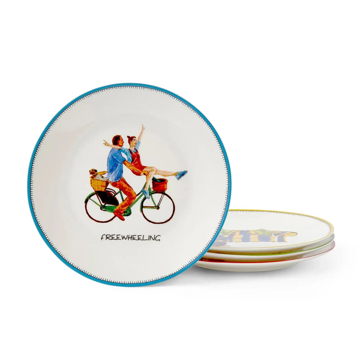 Spode Kit Kemp - Doodles Tidbit Plate S/4 Spode
