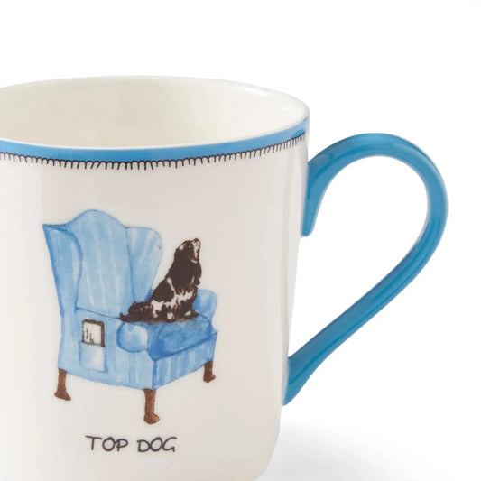 Spode Kit Kemp - Doodles Top Dog 12 Oz Mug Spode
