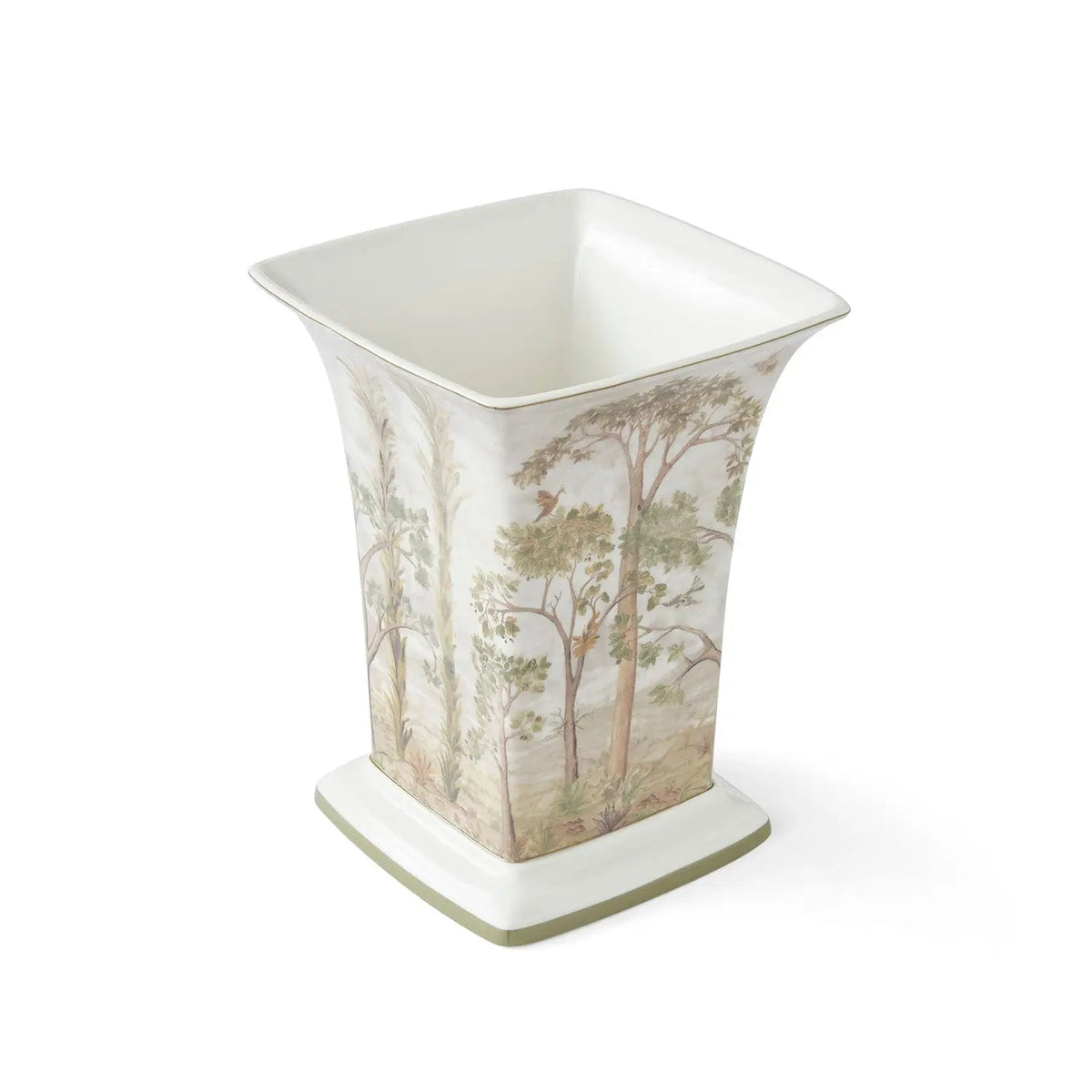 Spode Kit Kemp Tall Trees Square Vase Spode