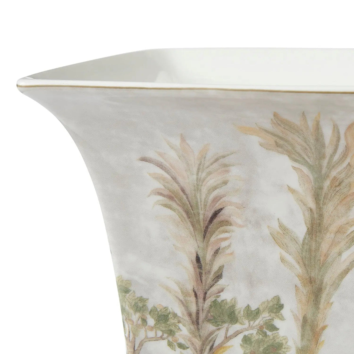 Spode Kit Kemp Tall Trees Square Vase Spode