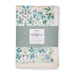 Spode Morris & Co. Strawberry Thief Set of 2 Napkins Spode - Crystal House