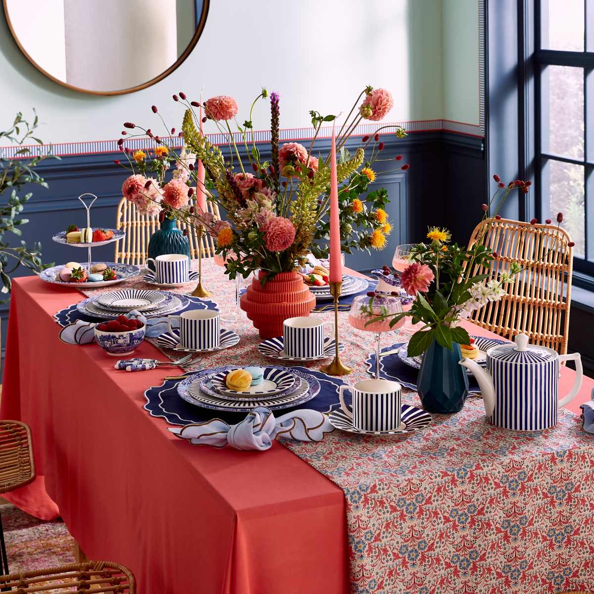 Spode Steccato Narrow Stripe Side Plate Spode - Crystal House