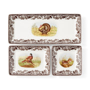 Spode Woodland 3pc Nesting Trays Spode - Crystal House