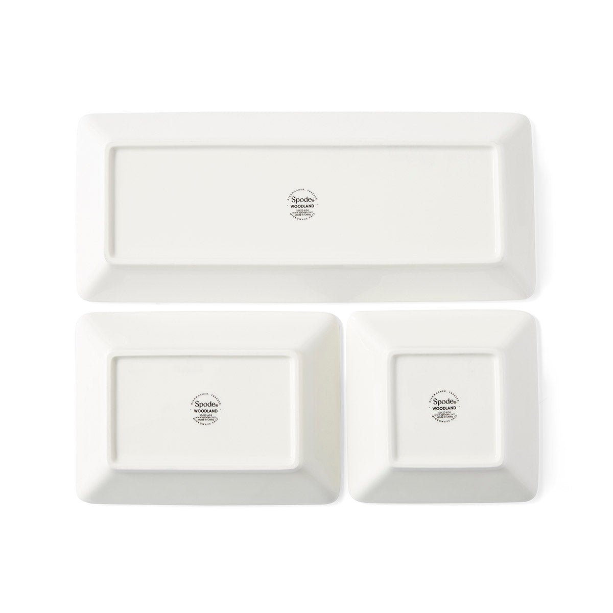 Spode Woodland 3pc Nesting Trays Spode - Crystal House