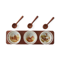Spode Woodland 7 Piece Condiment Set Spode - Crystal House