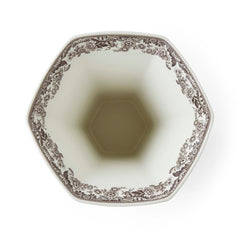 Spode Woodland Hexagonal Vase, Hunting Dogs Spode - Crystal House