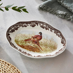 Spode Woodland Pheasant Pickle Dish Spode - Crystal House