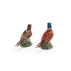 Spode Woodland Pheasant Salt & Pepper Spode - Crystal House