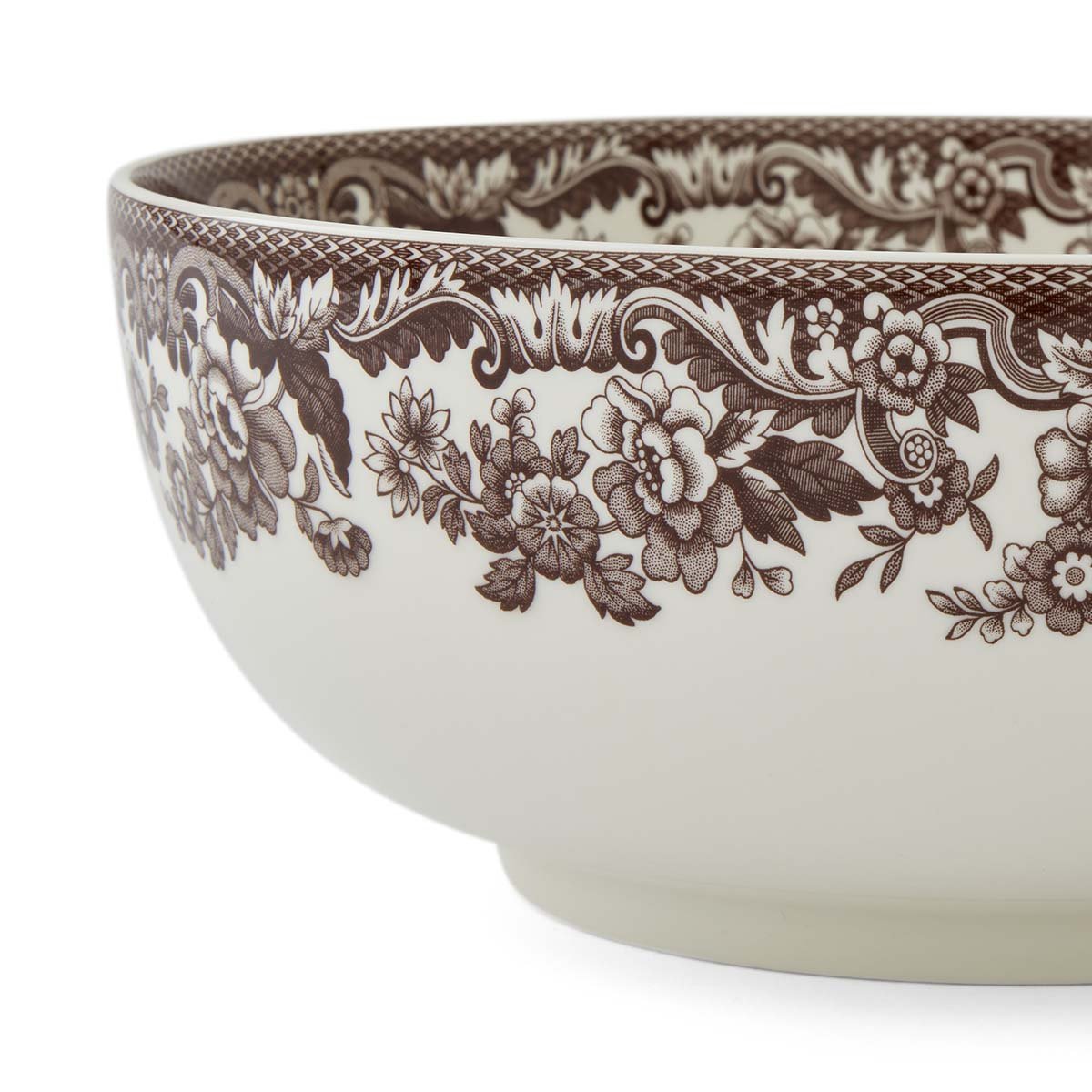 Spode Woodland Salad Bowl, Mule Deer Spode - Crystal House