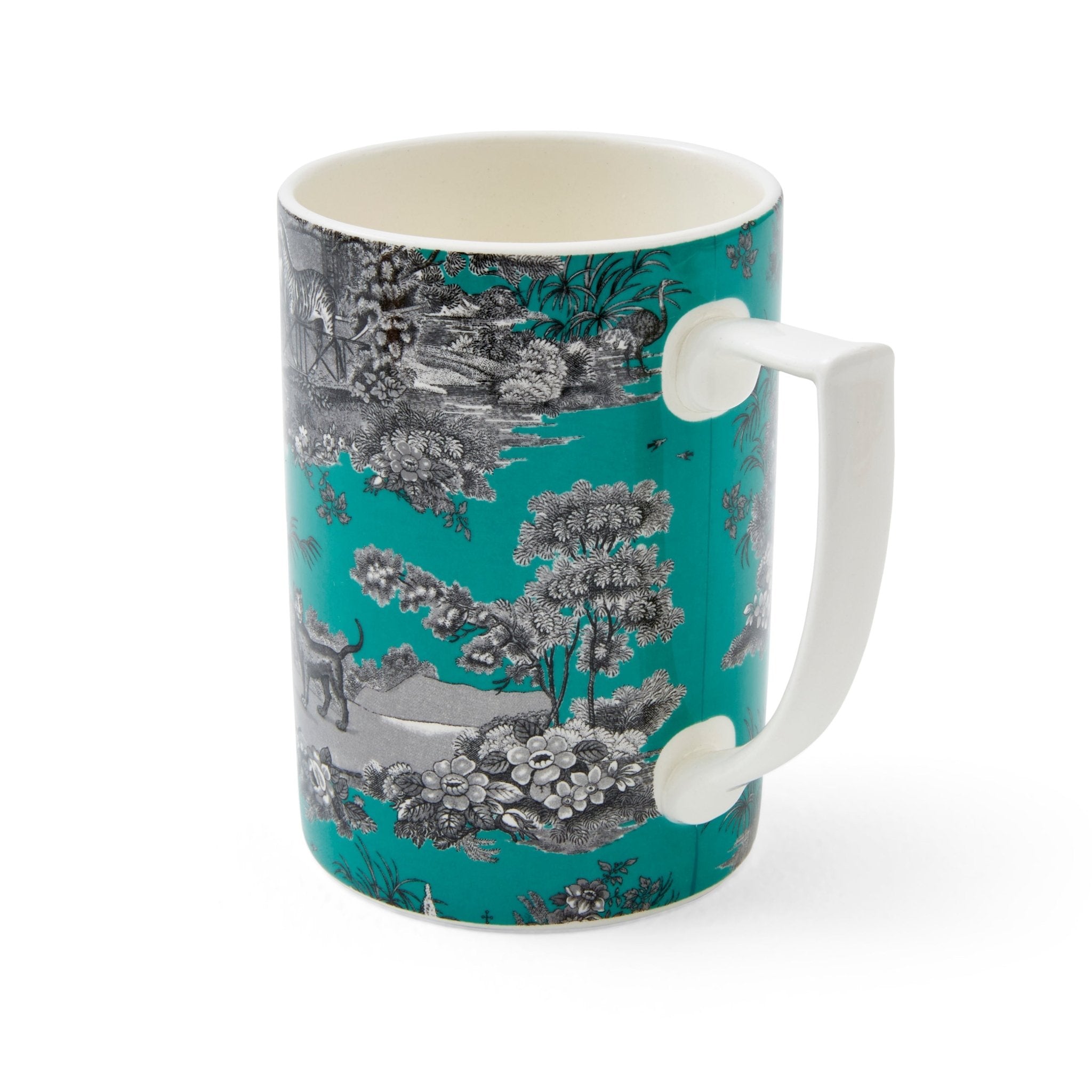 Spode Zoological Gardens Mug Turquoise Spode - Crystal House