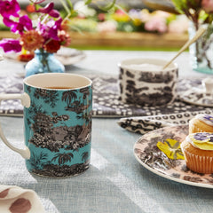 Spode Zoological Gardens Mug Turquoise Spode - Crystal House