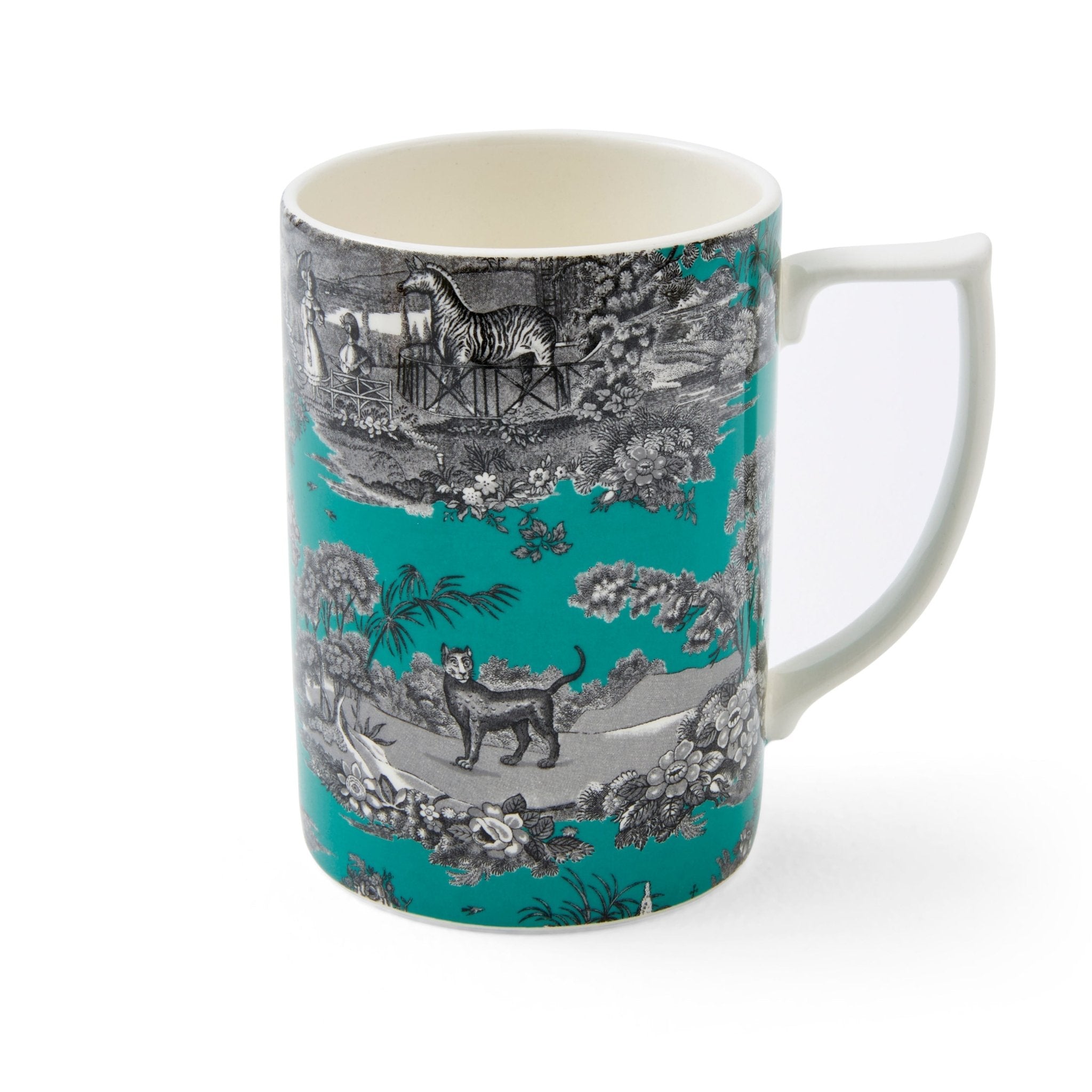 Spode Zoological Gardens Mug Turquoise Spode - Crystal House
