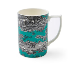 Spode Zoological Gardens Mug Turquoise Spode - Crystal House