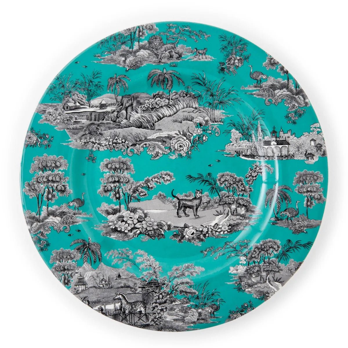 Spode Zoological Gardens Set of 4 Tea Plates Spode - Crystal House