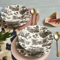 Spode Zoological Gardens Set of Pasta Bowls Spode - Crystal House