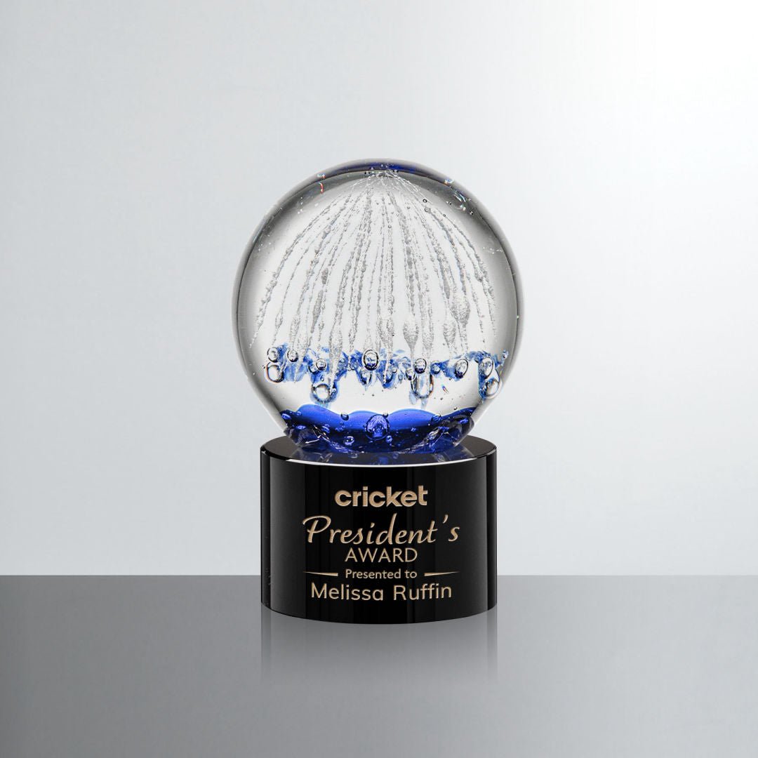 Starburst Glass Award – Corporate Recognition Trophy crystal edge - Crystal House