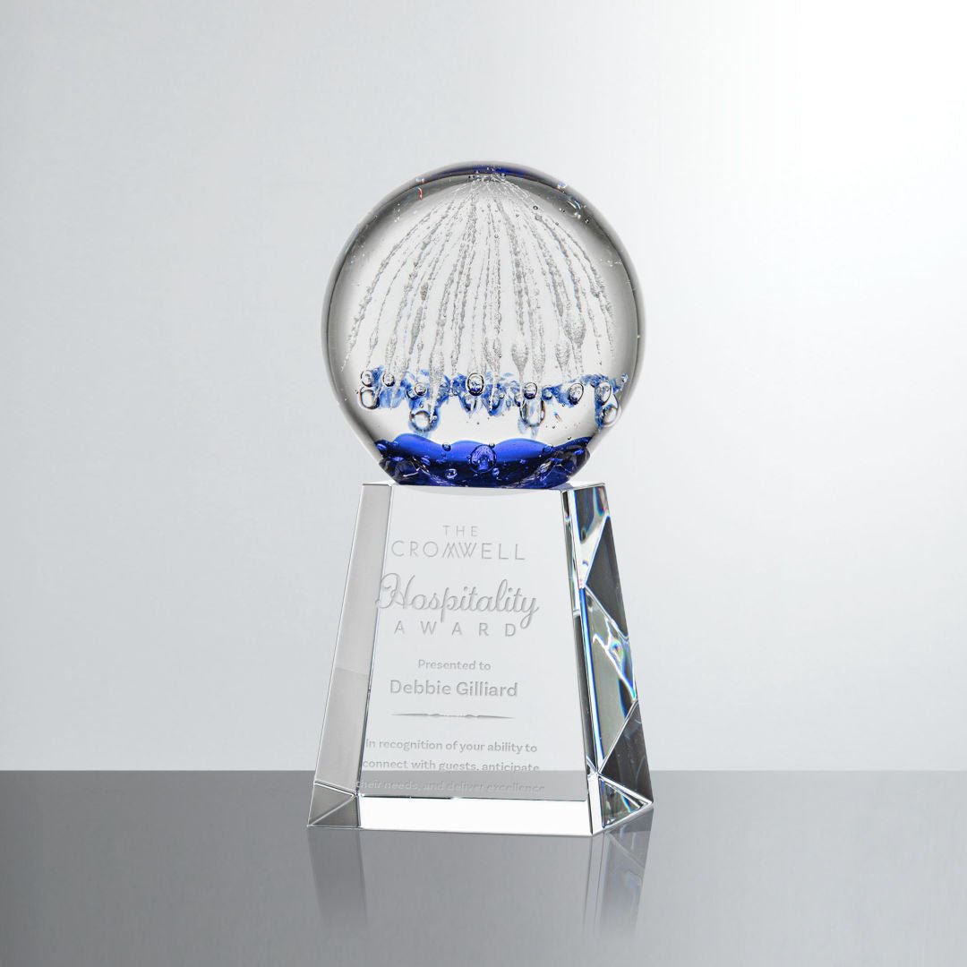 Starburst Glass Award – Luxury Corporate Trophy crystal edge - Crystal House