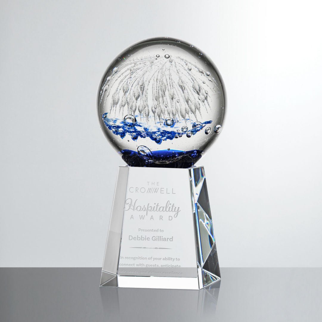 Starburst Glass Award – Luxury Corporate Trophy crystal edge - Crystal House