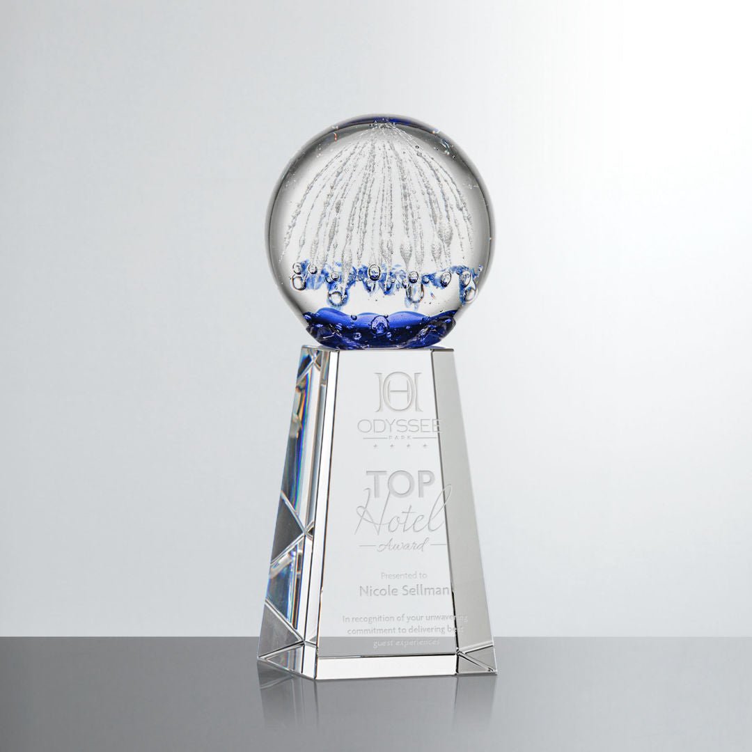 Starburst Glass Award – Luxury Corporate Trophy crystal edge - Crystal House