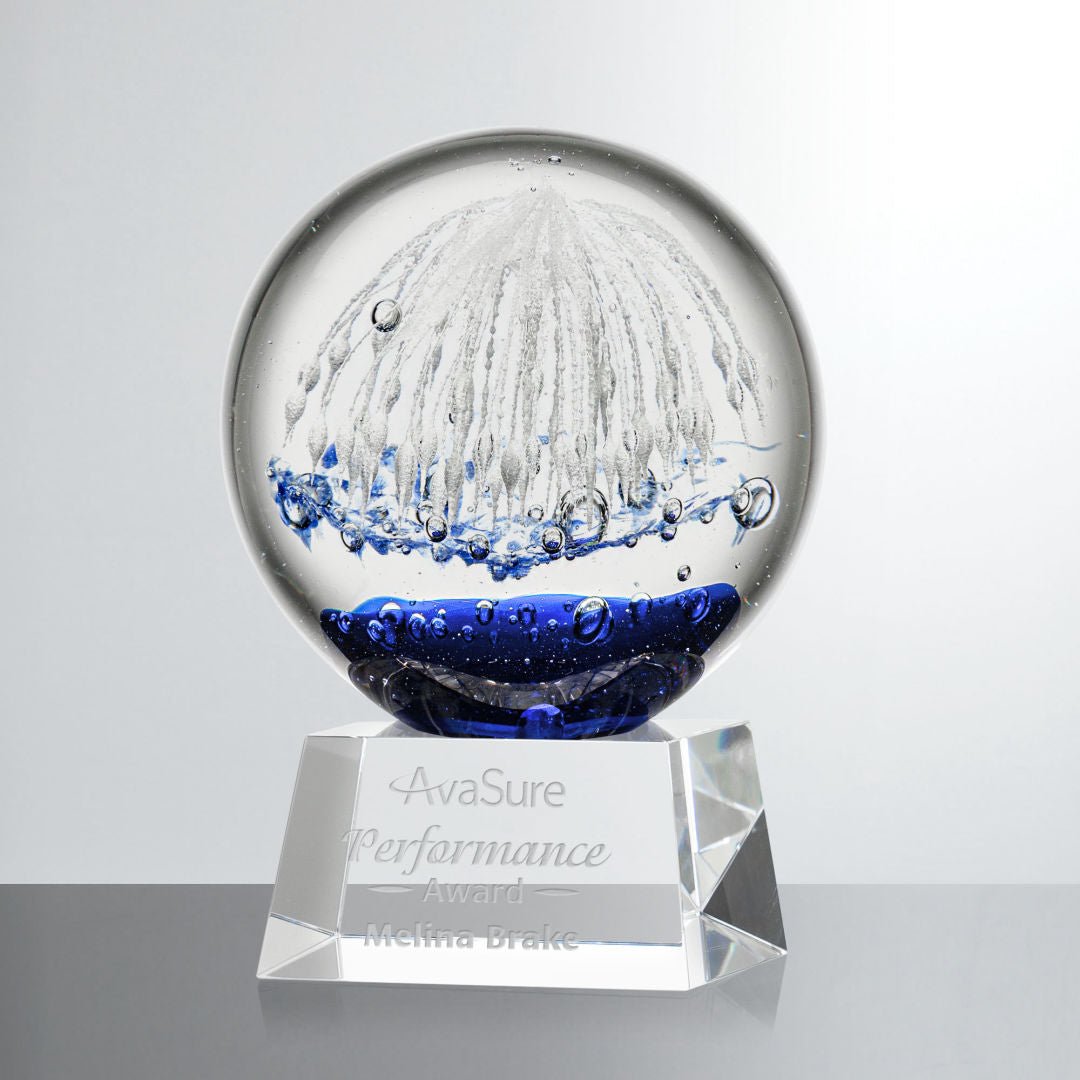 Starburst Glass Award – Luxury Corporate Trophy Crystal House - Crystal House