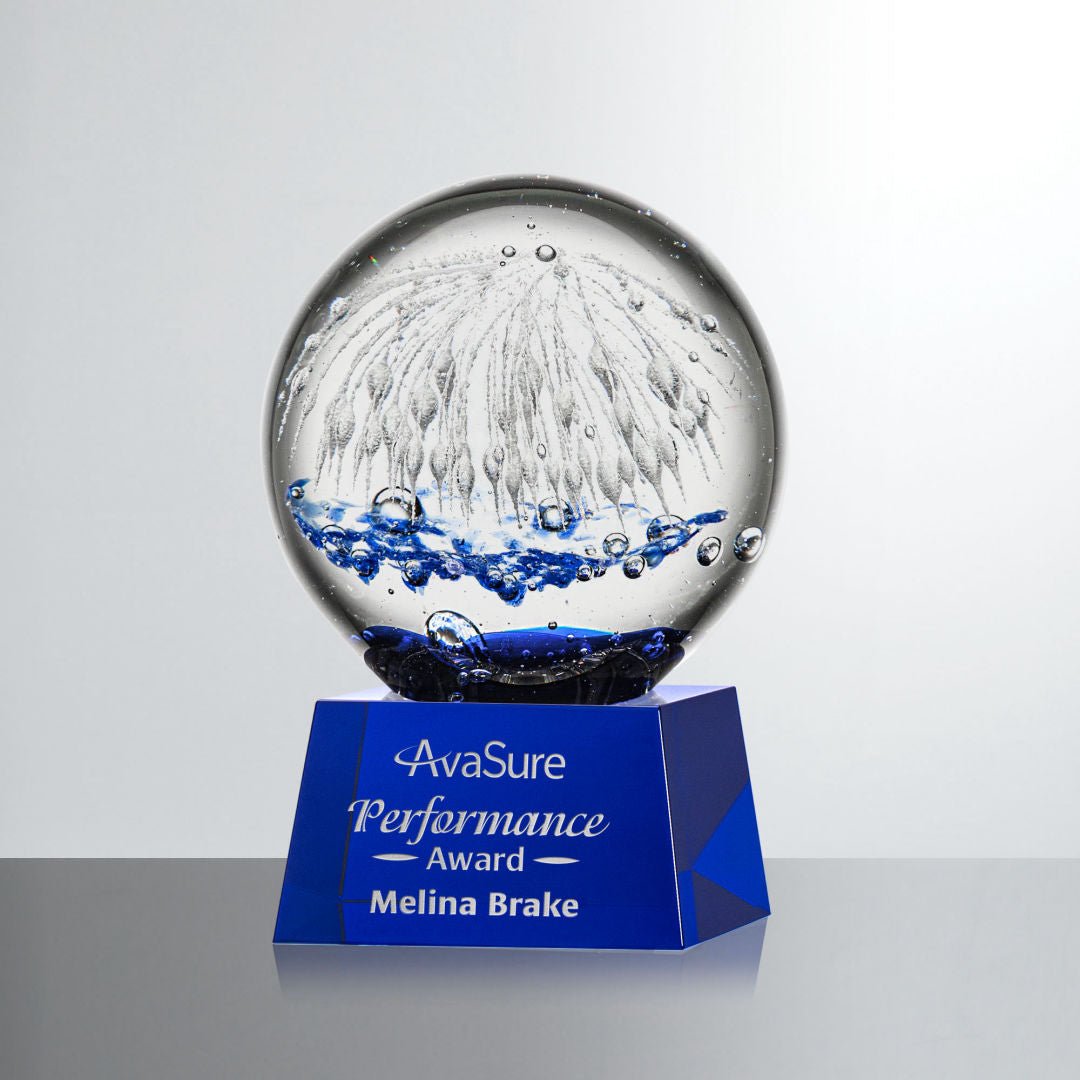 Starburst Glass Award – Luxury Corporate Trophy Crystal House - Crystal House