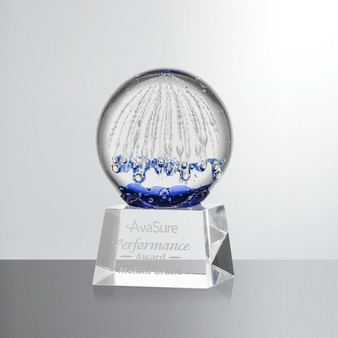 Starburst Glass Award – Luxury Corporate Trophy Crystal House - Crystal House