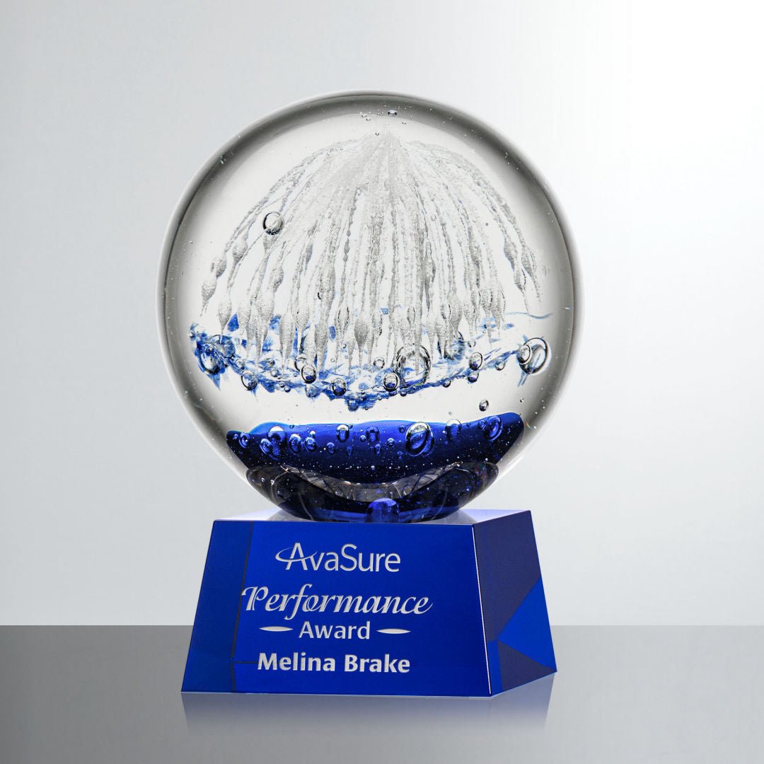 Starburst Glass Award – Luxury Corporate Trophy Crystal House - Crystal House