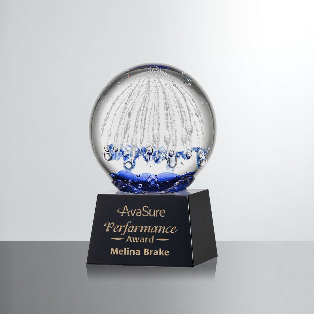 Starburst Glass Award – Luxury Corporate Trophy Crystal House - Crystal House