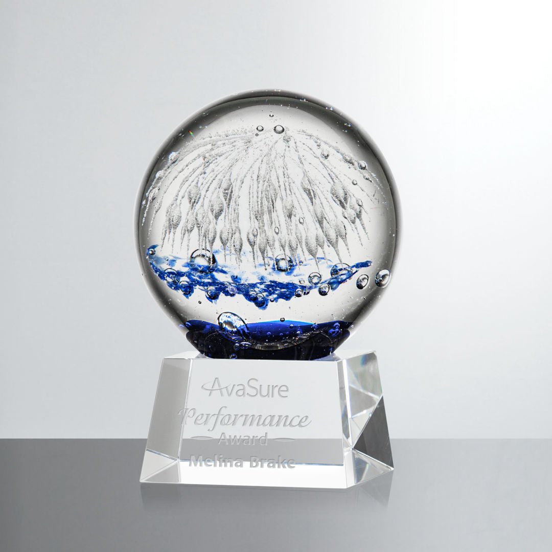 Starburst Glass Award – Luxury Corporate Trophy Crystal House - Crystal House