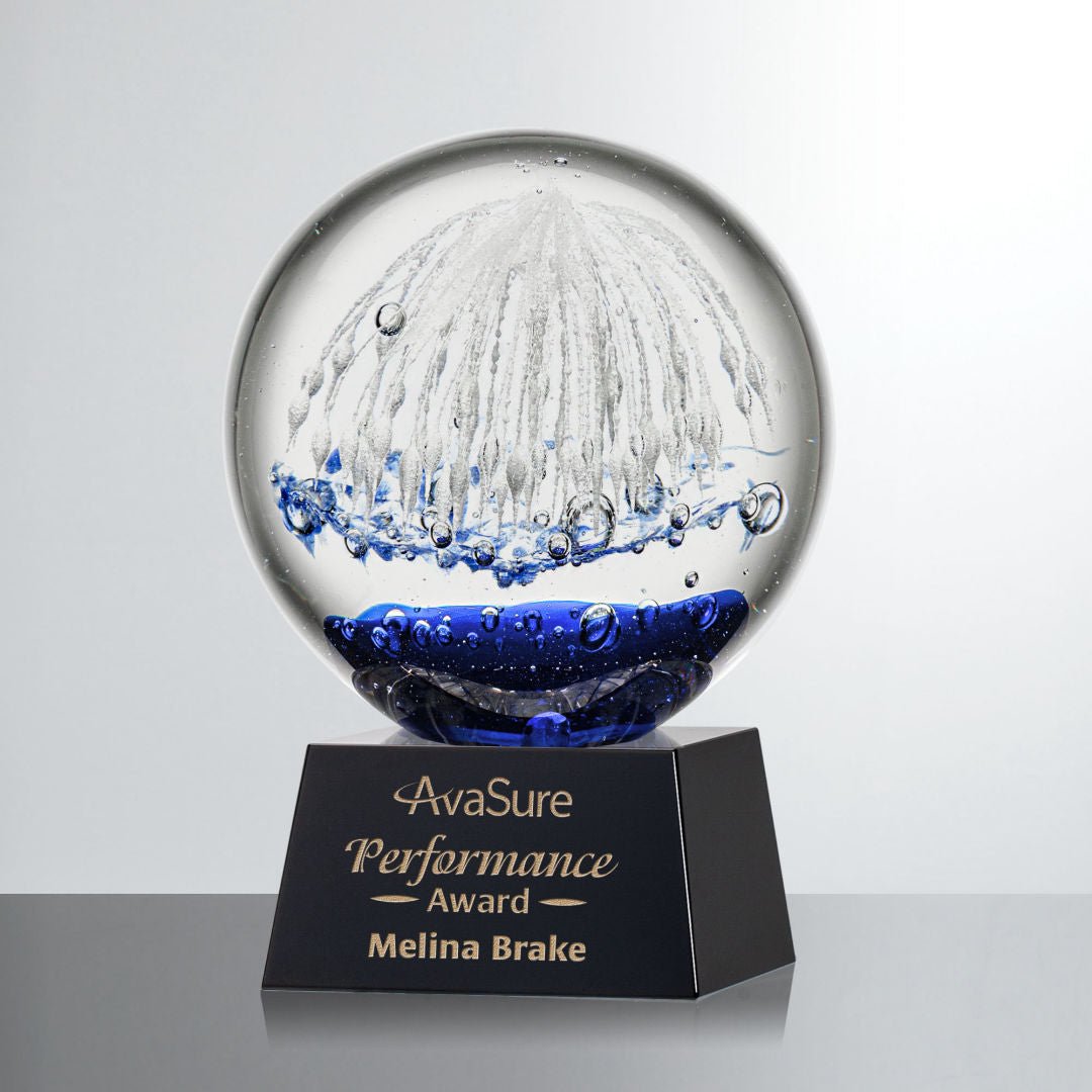 Starburst Glass Award – Luxury Corporate Trophy Crystal House - Crystal House